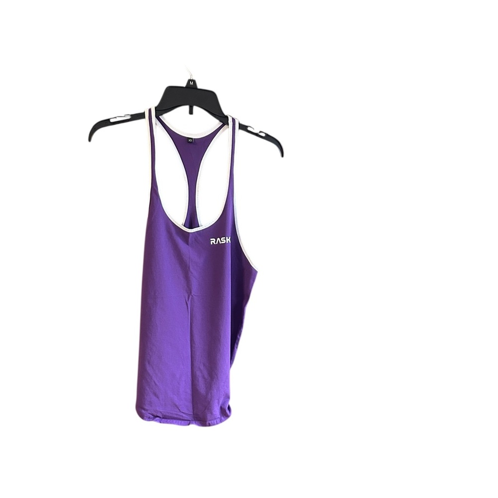 RASKOL purple retro stringer tank top Cotton Spandex Size 25